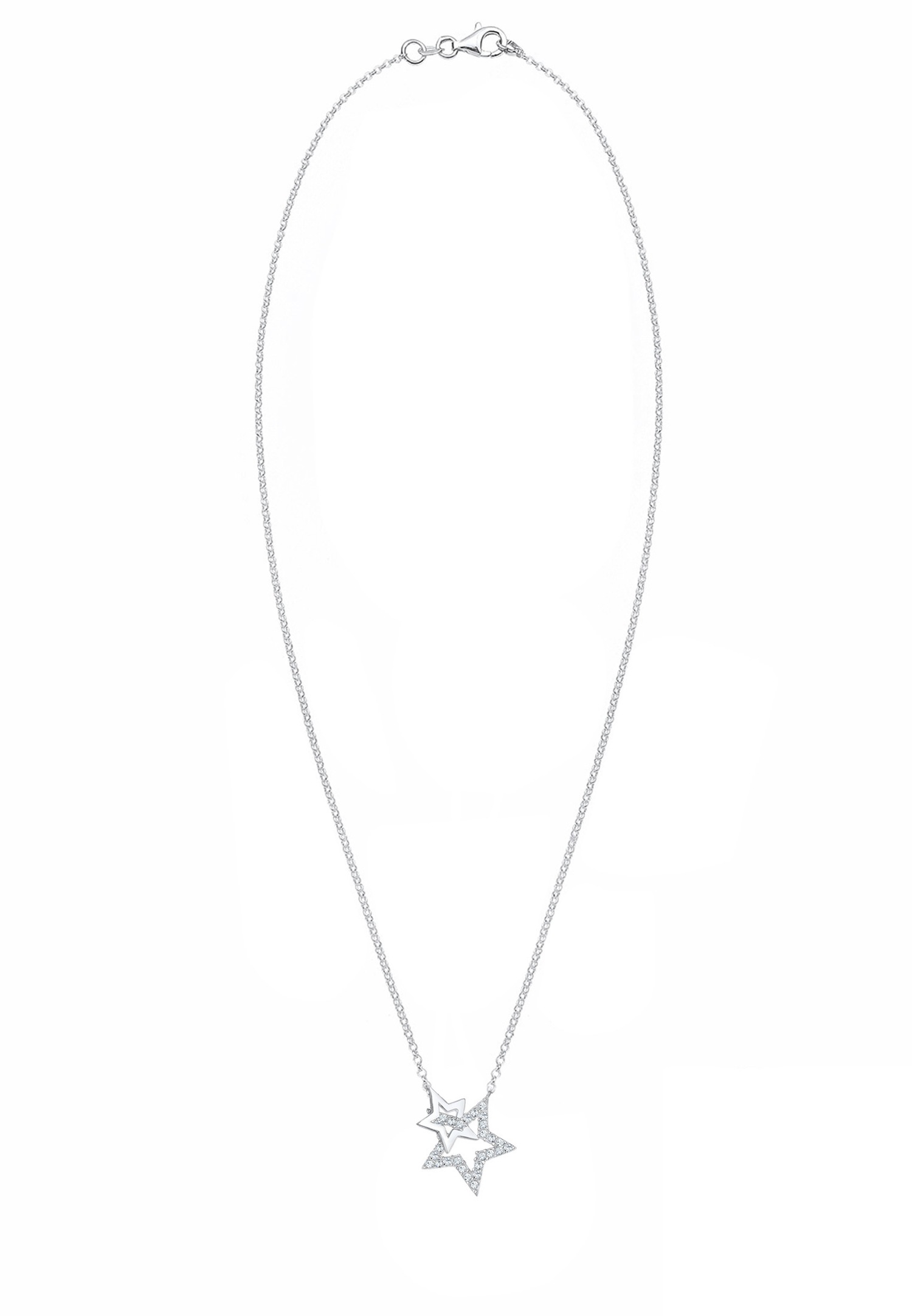 Elli Femmes étoile Astro Galaxy avec cristaux en argent sterling 925