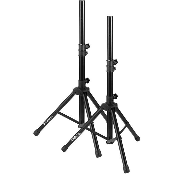 2000W PA-system CUBE1512 + 2 høyttalerstativer + kabler PC-, PA-høyttalere DJ-lydsystem LED-lysbar Klubbsport Fitness Dansefest Miks