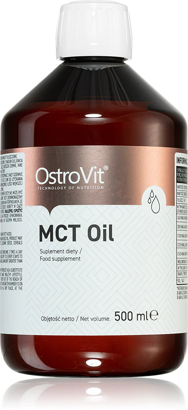 OstroVit MCT Oil é um suplemento alimentar para aumentar o desempenho físico.