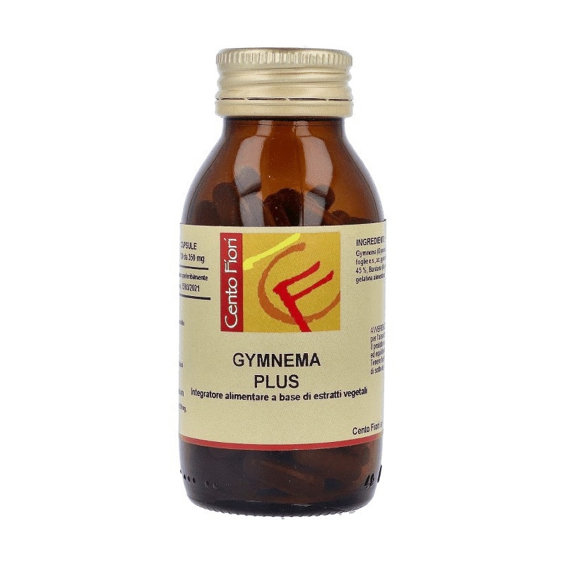 CENTO FIORI Gymnema Plus 100 plantaardige capsules ondersteunt de koolhydraatstofwisseling.