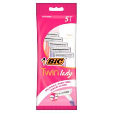 Bic Twin Lady wegwerpscheermesjes, 5 stuks