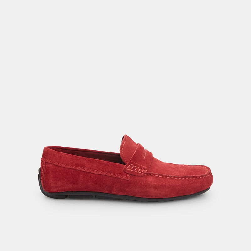 Herrloafers i läder