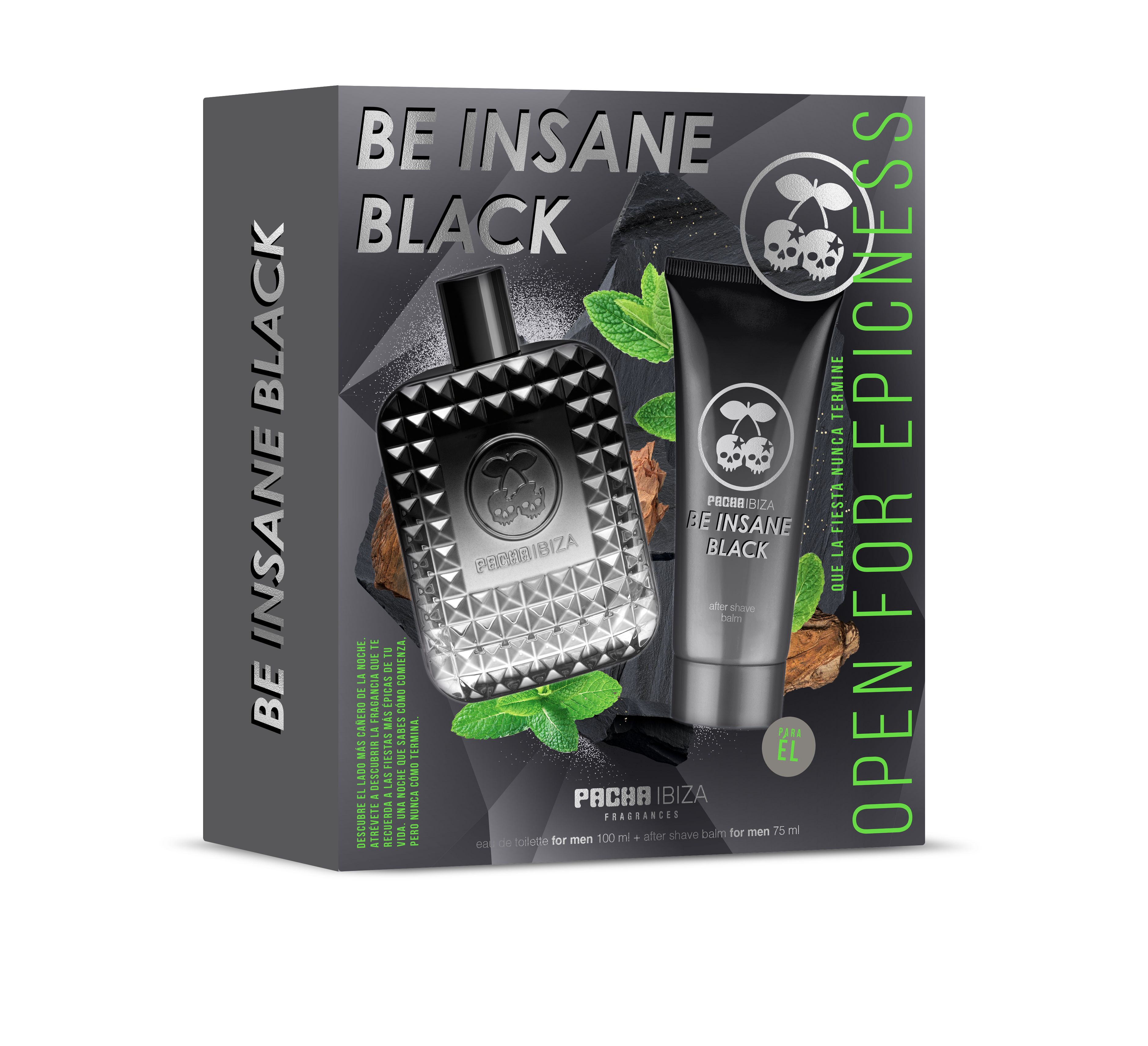 Darilni set toaletne vode Be Insane Black for Him Darilni seti moških parfumov