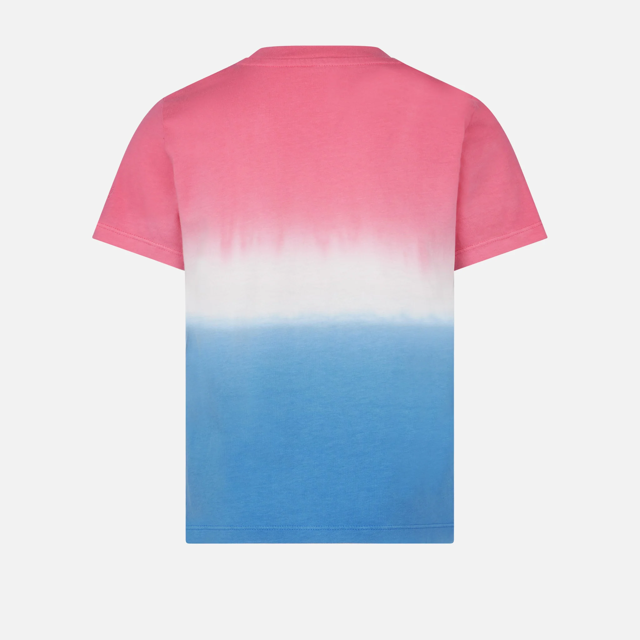 Kinder T-shirt met tie-dye print en afbeelding van St. Barth.