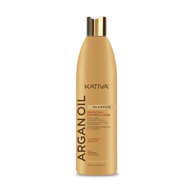 Kativa Argan Oil Protection Softness & Shine Shampoo - Ενυδατικό σαμπουάν για ξηρά και θαμπά μαλλιά