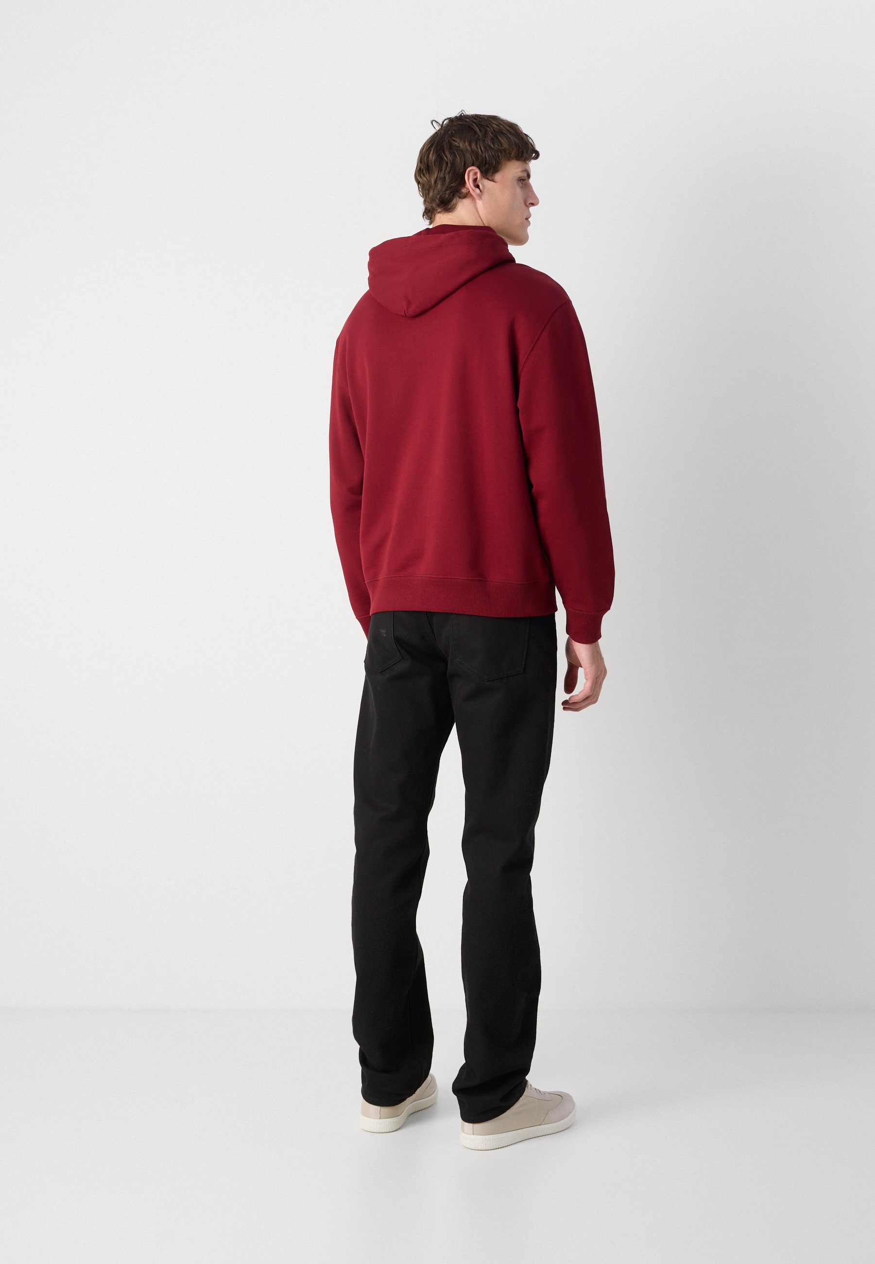 Calvin Klein Jeans BADGE HOODIE - Hanorac - renaissance red