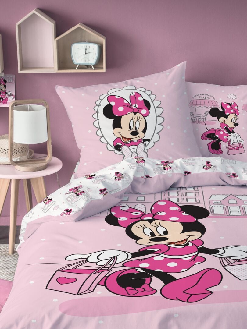 Minnie Mouse beddengoedset - eenpersoons - ROZE