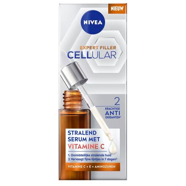 NIVEA Cellular Expert Filler vitamino C spindesį atkuriantis serumas, 30 ml