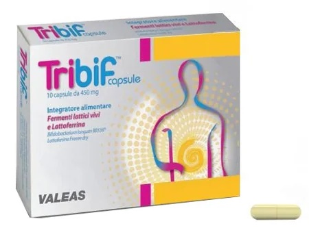 Tribif capsules, voedingssupplement met levende melkzuurfermenten voor volwassenen, 10 capsules