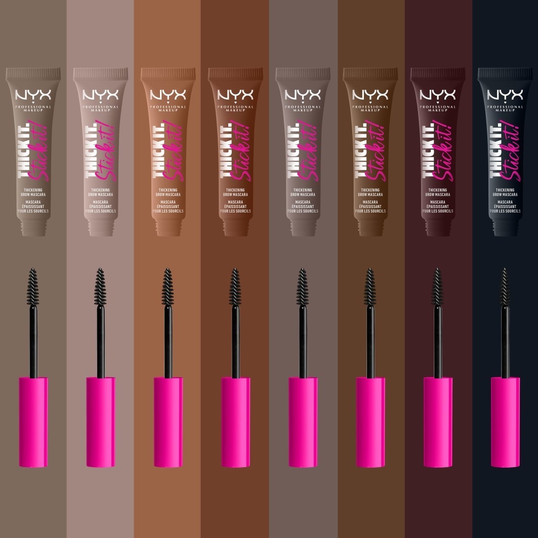 Gel à sourcils NYX Professional Makeup Pride Makeup Thick it. Stick it! Mascara à sourcils – 7 ml