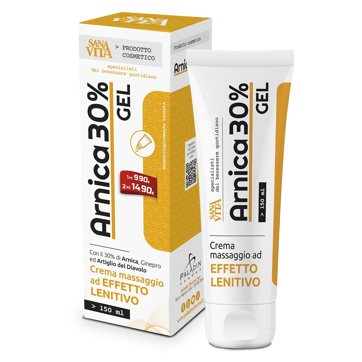 SANA VITA Sanavita Arnica Gel 30% 150 ml