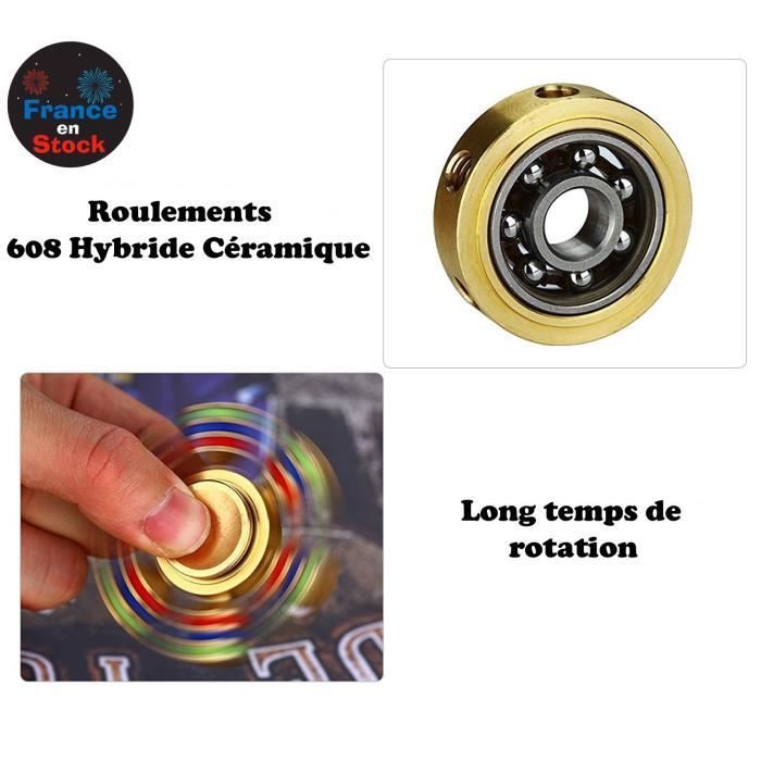 Hand Spinner métal DETACHABLE 100% laiton