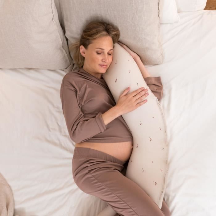doomoo Coussin de Grossesse et Coussin d'Allaitement Buddy, Ultra Confort, Certifié Oeko-Tex, Mushrooms