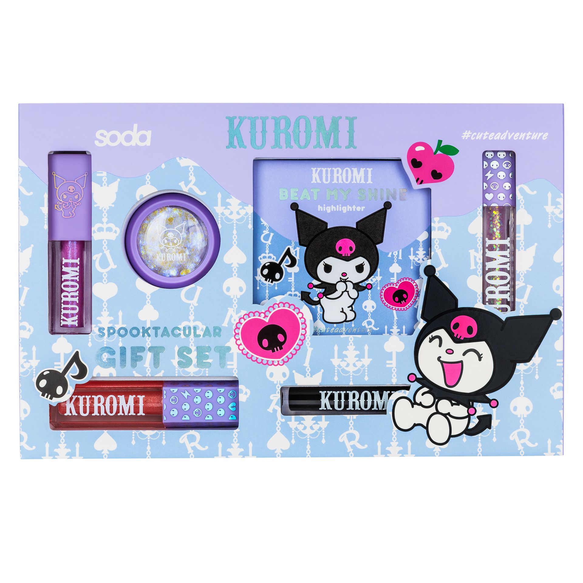 Hello Kitty Kuromi Spooktacular set za šminkanje Setovi za šminkanje