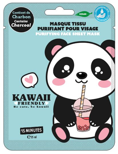 Kawaii valomoji audinio veido kaukė Veido kaukės