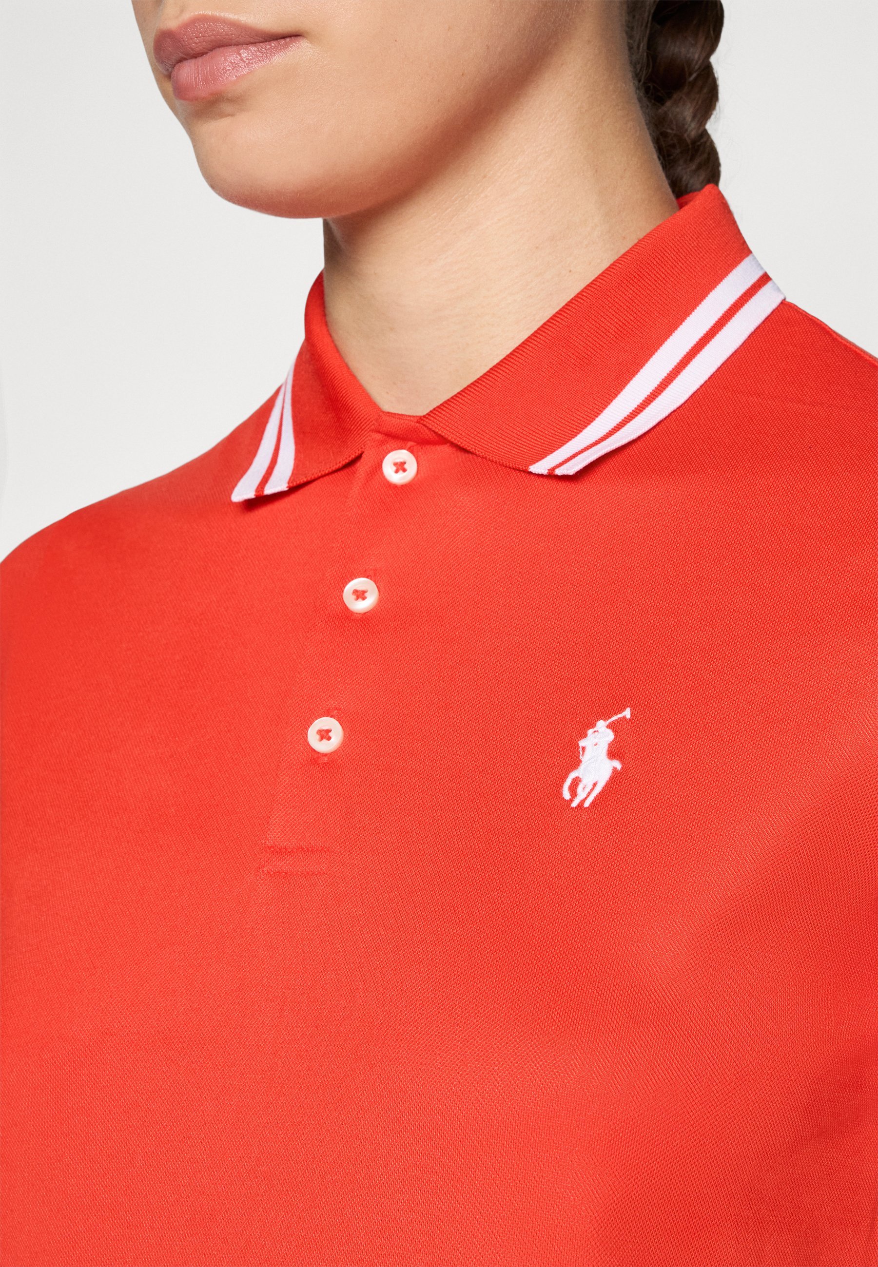 Polo Ralph Lauren POLO A MANICHE CORTE - Polo - bianco papavero brillante/ceramica