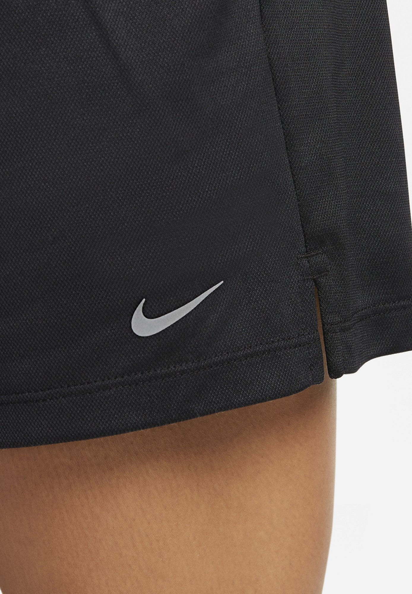Short de sport Nike Performance ATTACK - Noir/Blanc/Argent réfléchissant