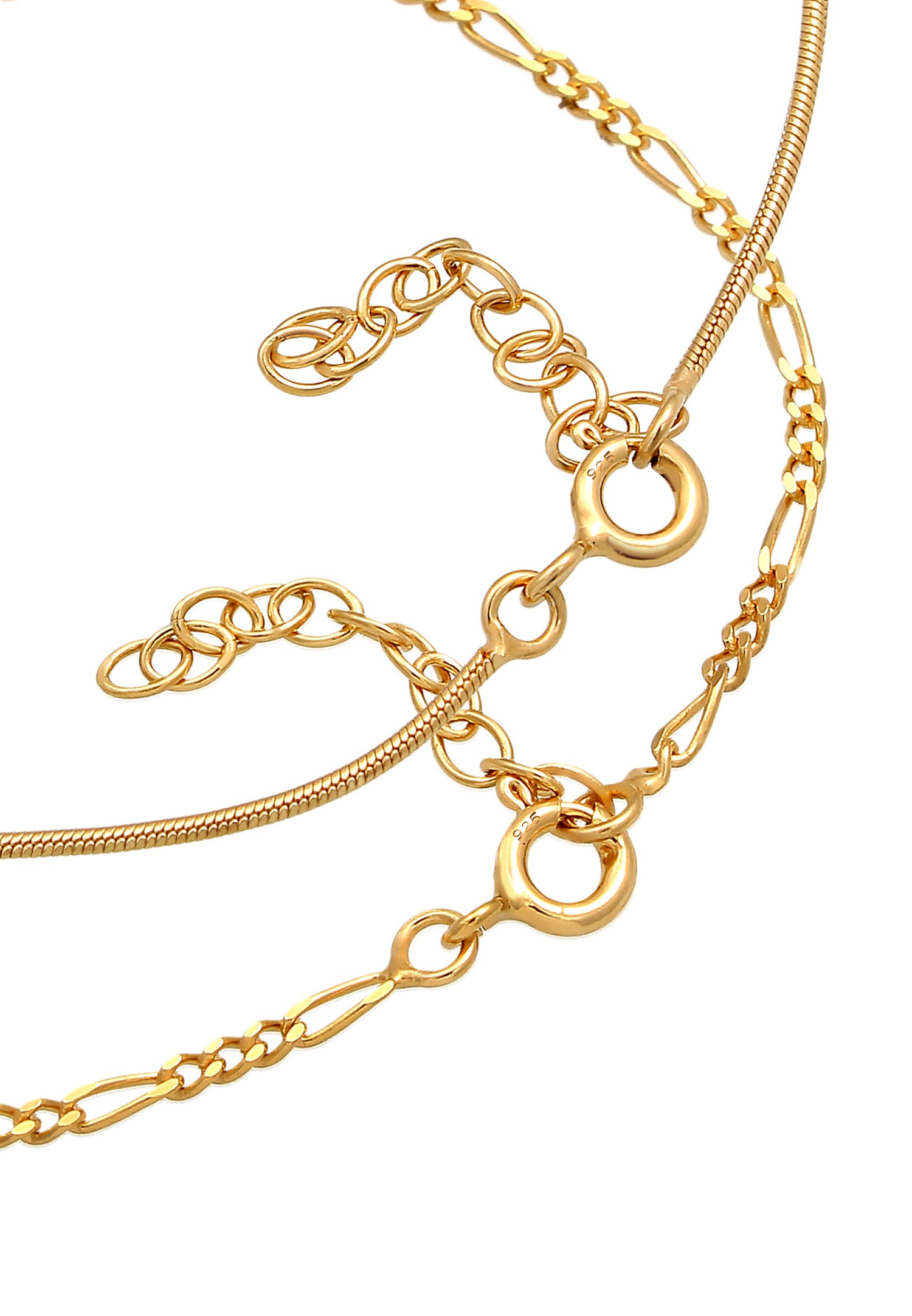 Elli Filigrane Basic Minimale Bracelet Femme - (925/1000) Argent