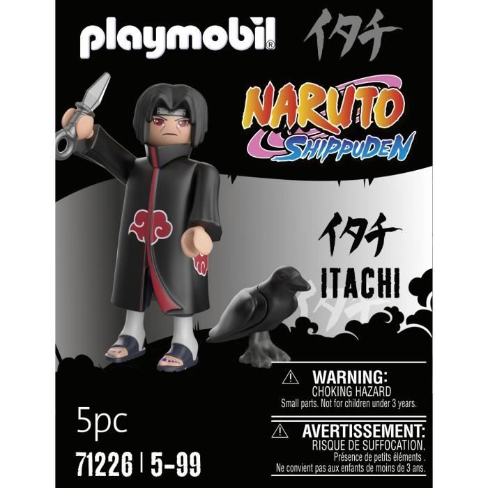 PLAYMOBIL 71226 Itachi Akatsuki - Naruto Shippuden - Idades 5+