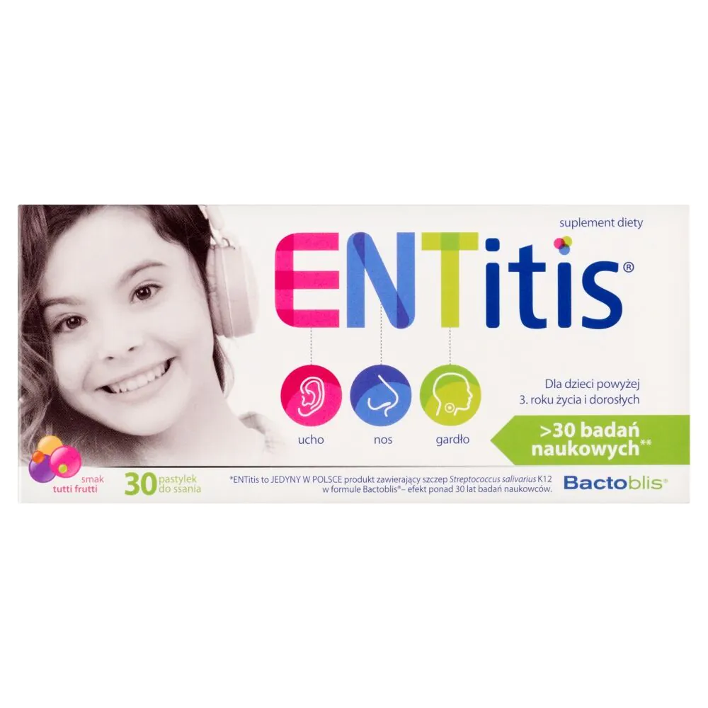 Entitis Pastylki do ssania Smak Tutti Frutti