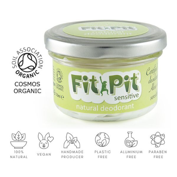 Fit Pit Natürliches Deodorant für empfindliche Haut, Bio, 100 ml