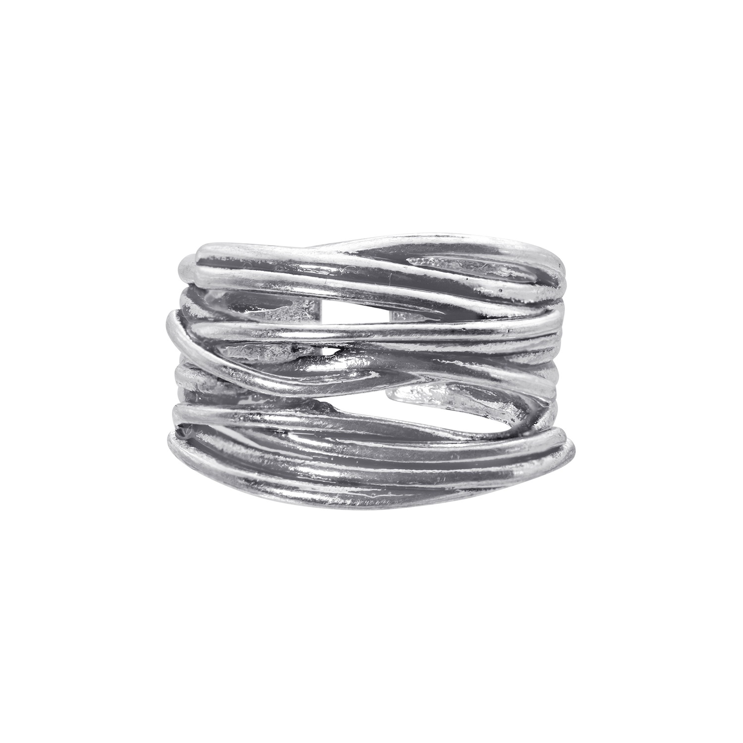 Heideman Bague Mona couleur argentée polie