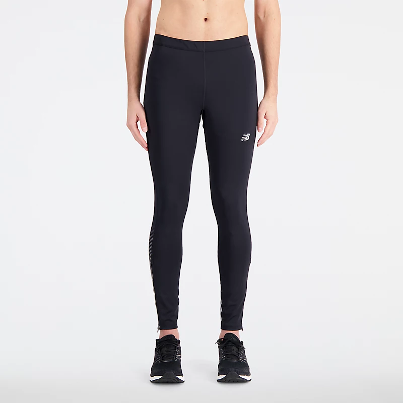 Férfi Fényvisszaverő Accelerate Leggings - FEKETE METÁL