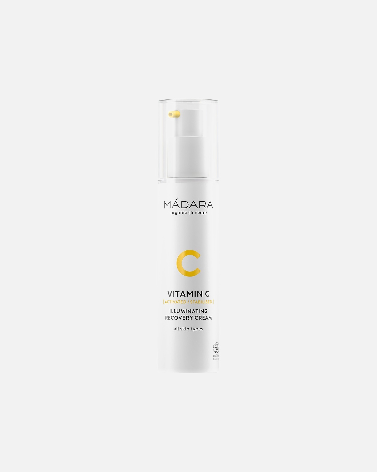 Crema facial iluminadora reparadora con vitamina C de MÁDARA - 50 ml