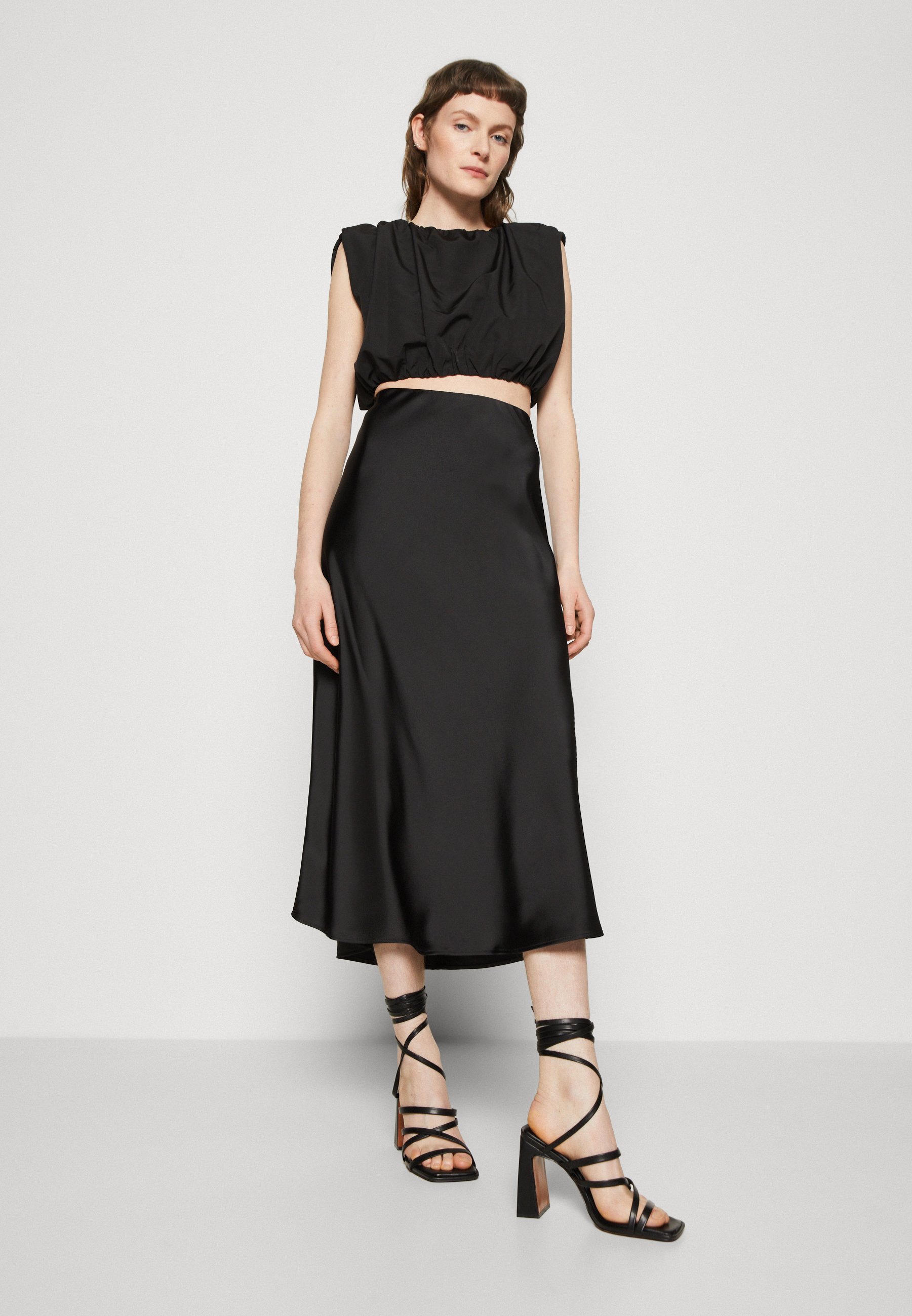 Lindex MARIA - A-lijn rok - zwart