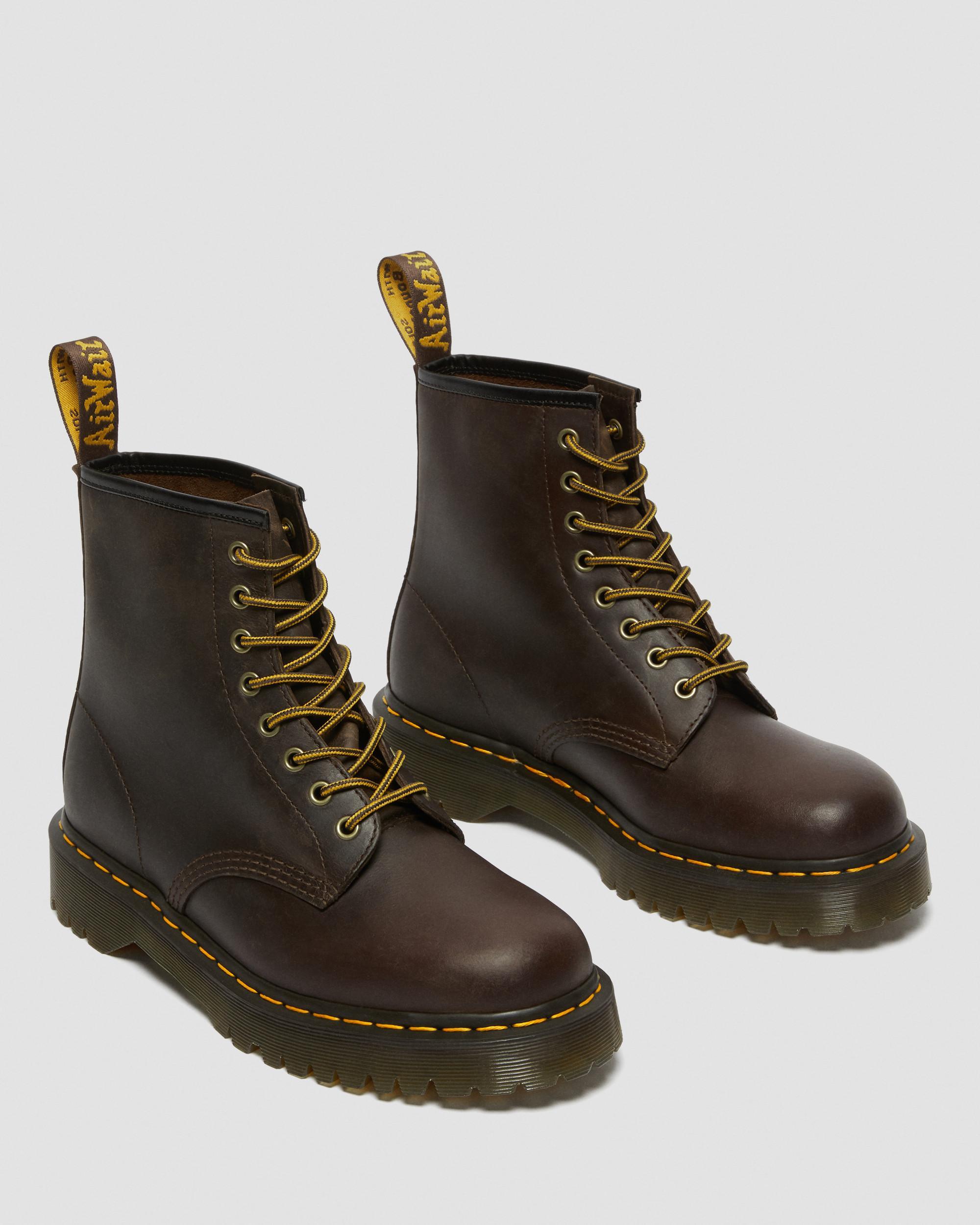 1460 Bex Crazy Horse Leather Lace Up Boots
