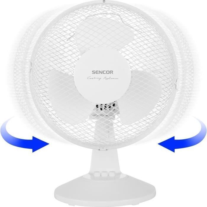 Ventilador de escritorio - Sencor - SFE 2310WH