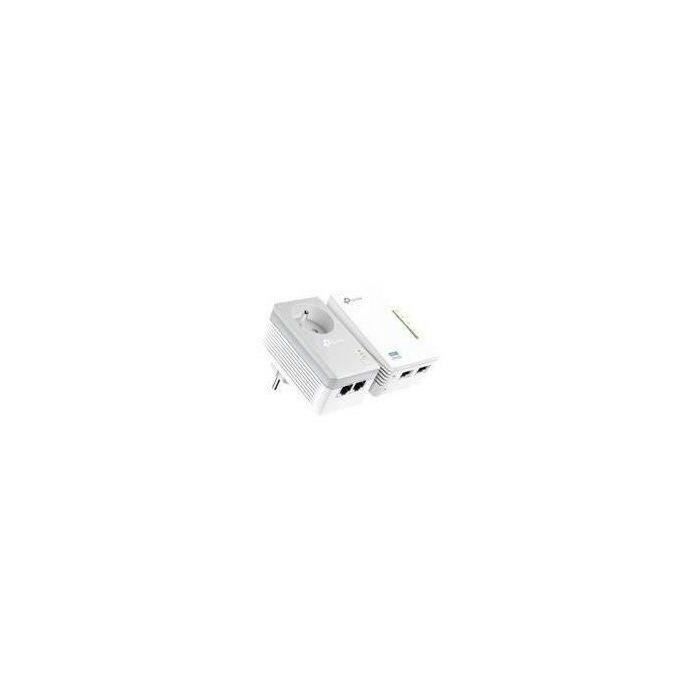 TP-LINK WPA4225KIT - Puente - HomePlug AV (HPAV) - 802.11b/g/n - Conexión de pared