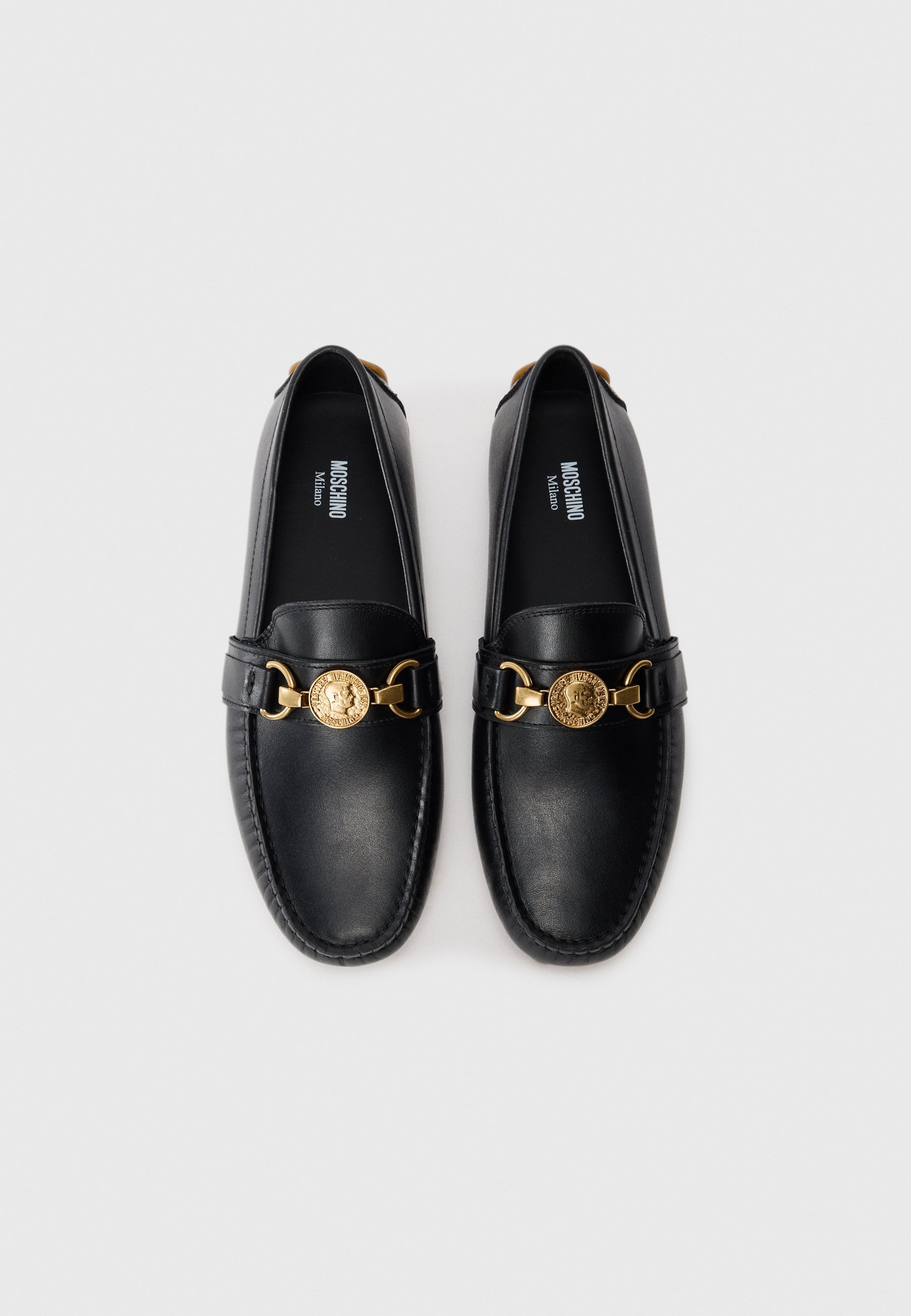 MOSCHINO mokaszinok - fekete
