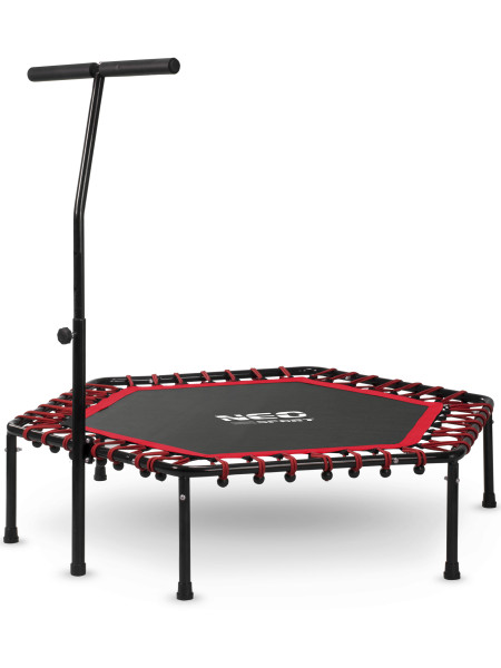 Trampolina fitness z uchwytem Neo-Sport NS-104 czerwona