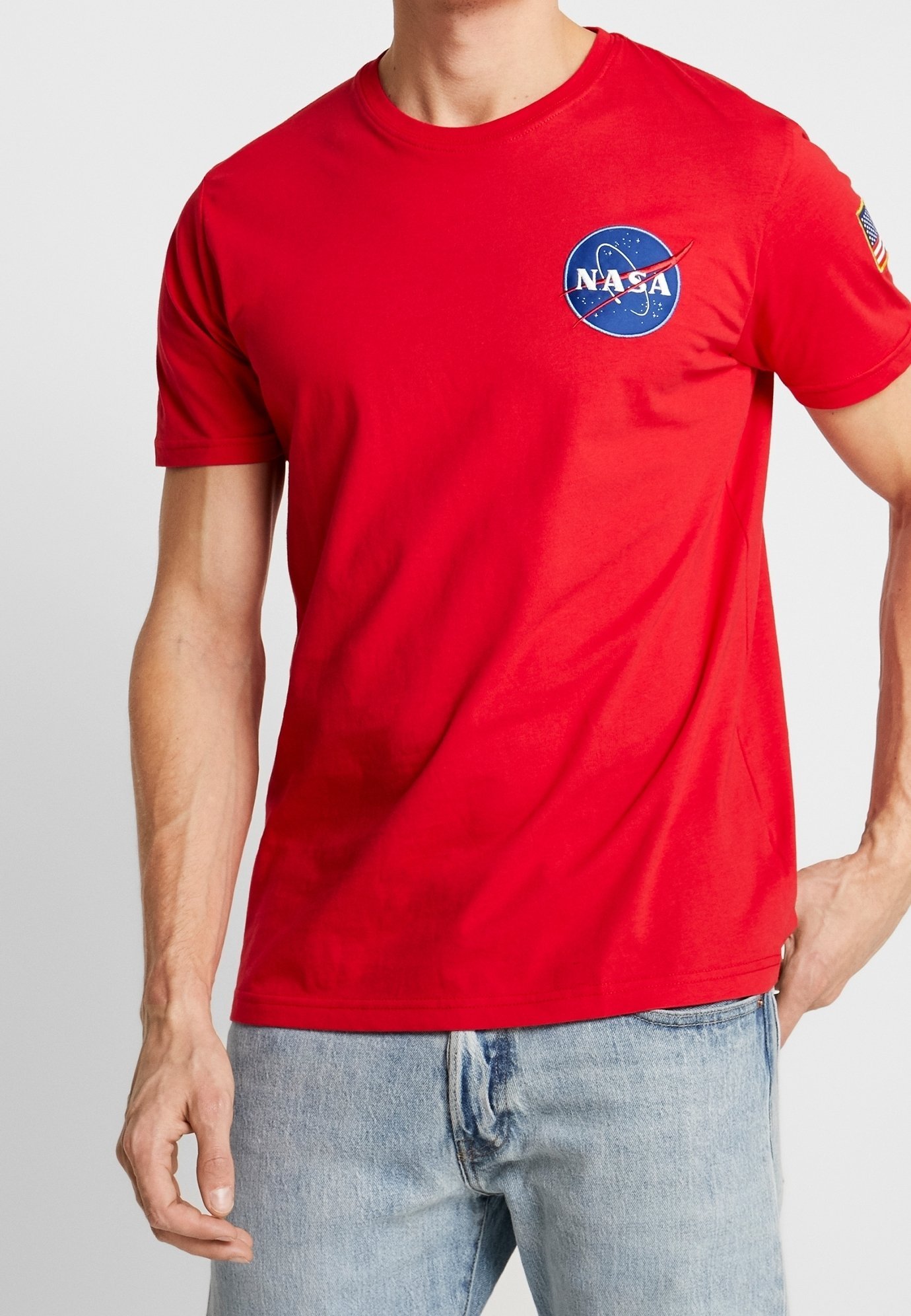 Camiseta Alpha Industries Print - vermelha