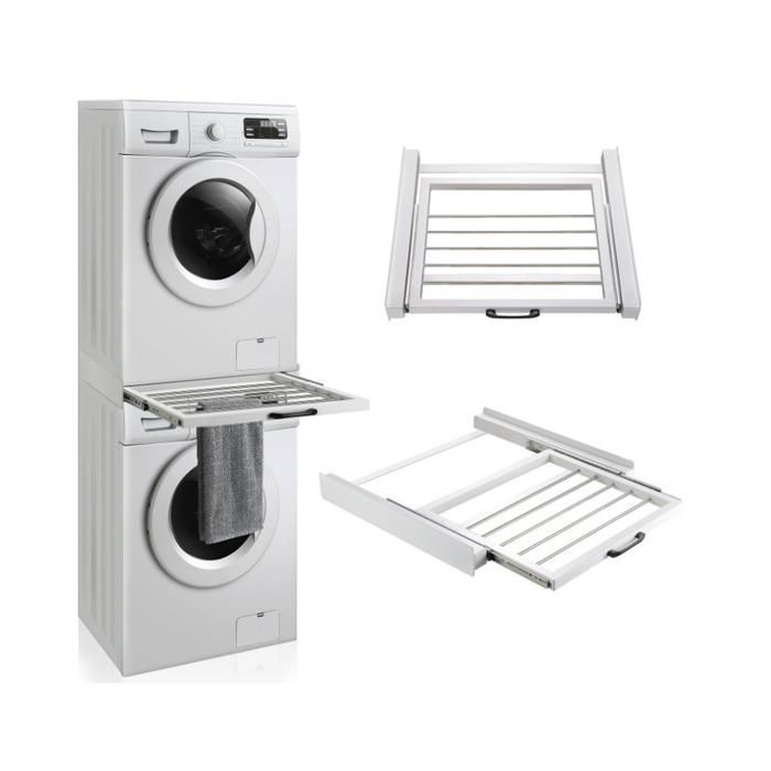 Kit de Superposition - FIMEI - 60cm - Porte-Serviettes - Installation Rapide - Blanc