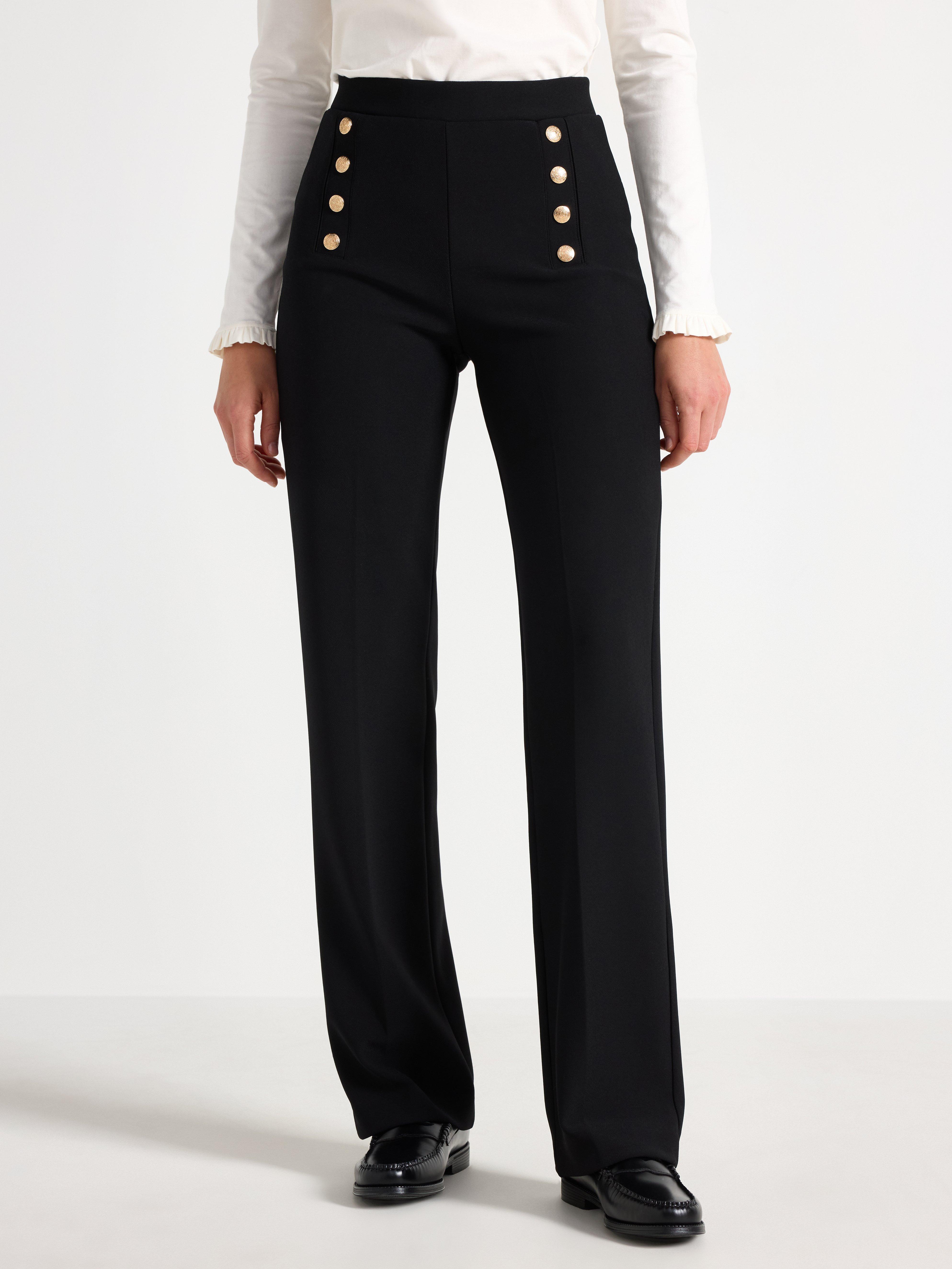 Pantalones extralargos negros