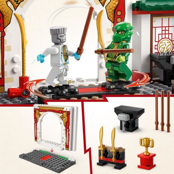 LEGO NINJAGO 71831 Le temple de Spinjitzu des Ninjas - Jouet dragon pour enfants dès 4 ans