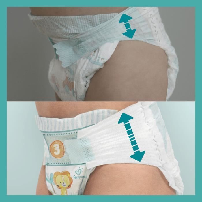 Pampers Baby-Dry Taille 7, 112 Couches - Pack 1 Mois