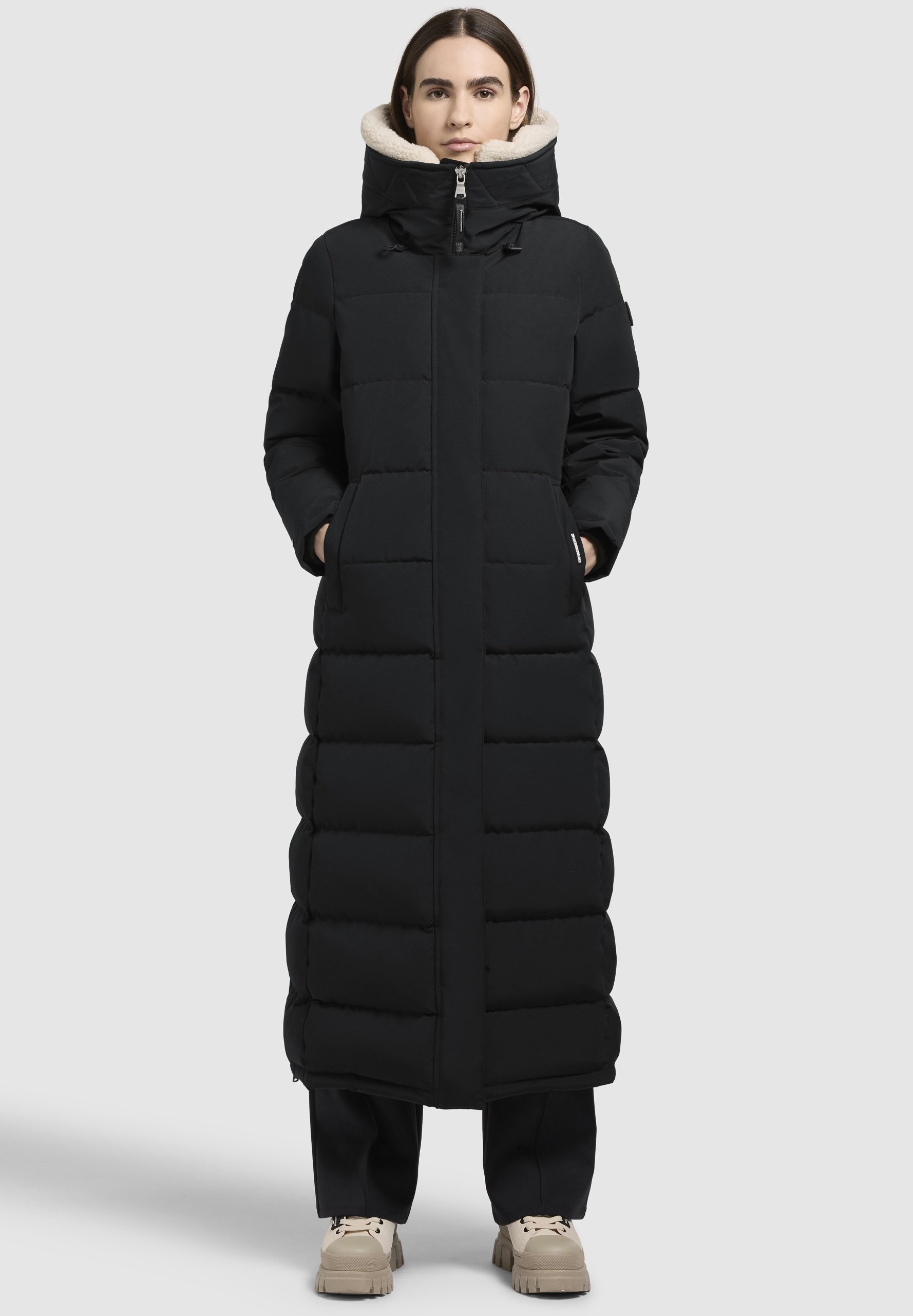 khujo CLARESSE TEDDY - Cappotto invernale - schwarz