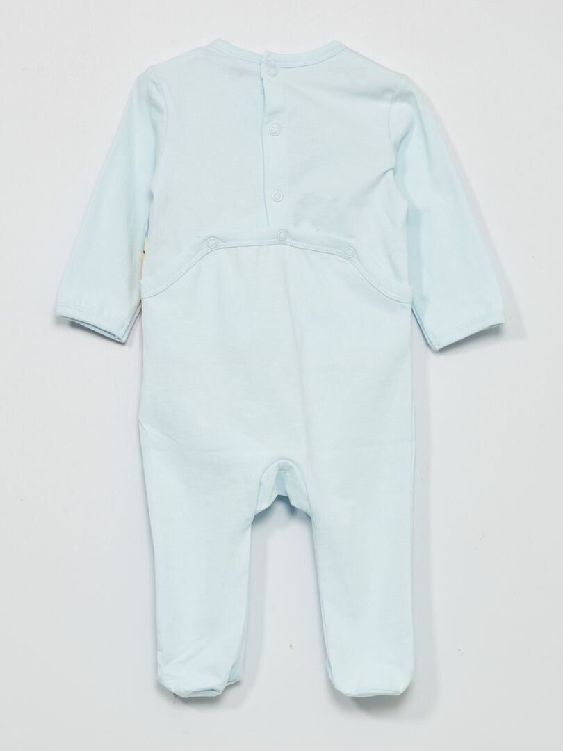 Macacão curto estilo 'Disney' - Azul