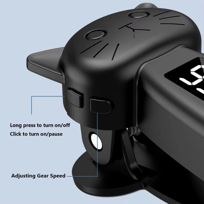 Noir Télécommande tourne page Bluetooth pour liseuse smartphone tablette avec clip écran affichage numérique et bague de contrôle