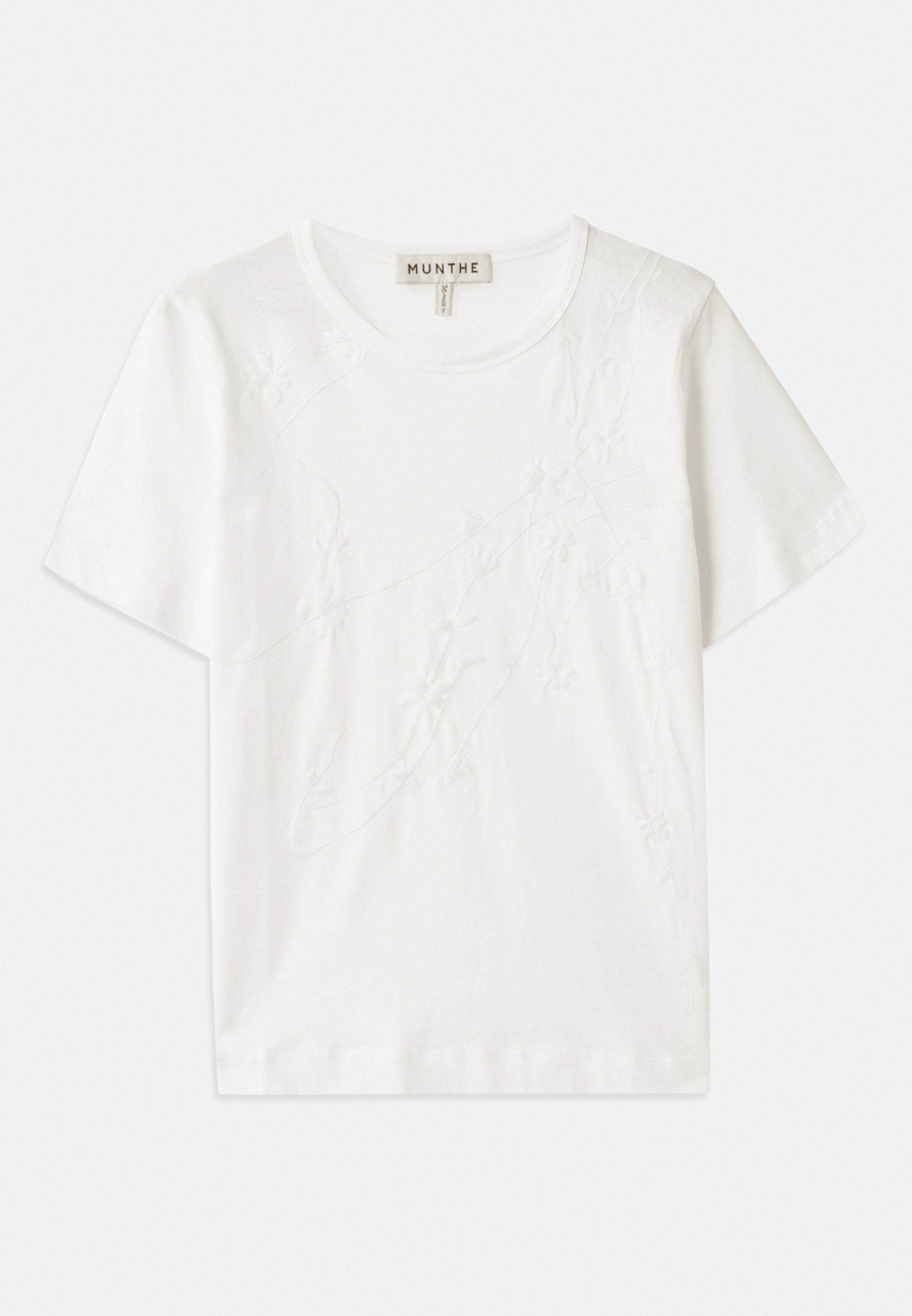 MUNTHE PIRIS - Basic T-shirt - wit
