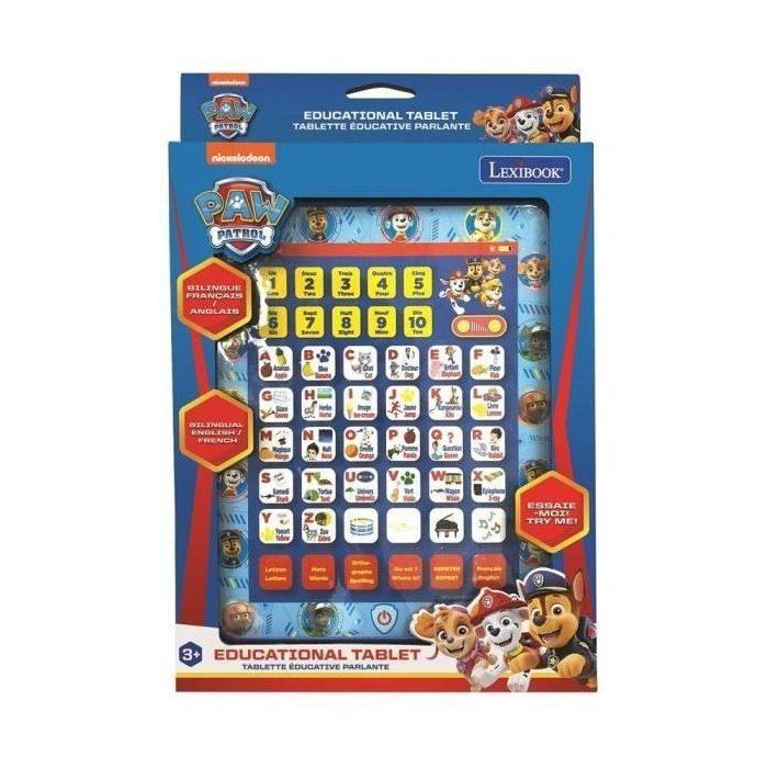 Tablette éducative bilingue Pat’ Patrouille (EN/FR)