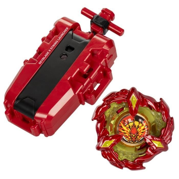 Beyblade X pack Soar Phoenix 9-60GF avec lanceur à corde deluxe, toupie à rotation droite, dès 8 ans