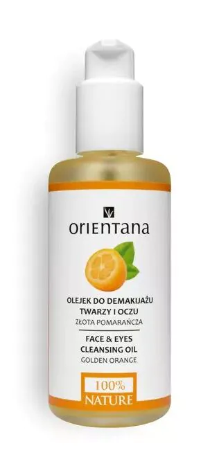 Orientana Olejek do demakijażu twarzy i oczu Złota Pomarańcza