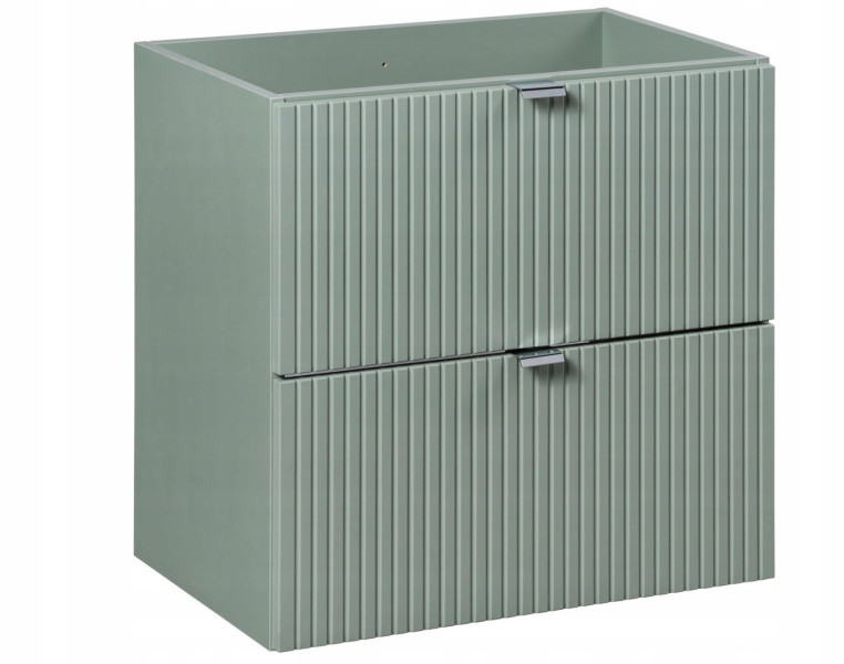 ZIELONA Szafka pod Umywalkę 60 cm RYFLE Szałwia LINE GREEN