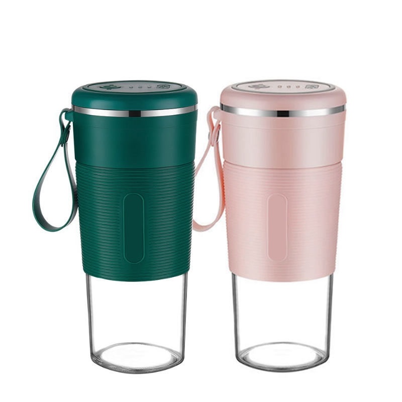 300 ml przenośna elektryczna sokowirówka, mikser do owoców, mini blender, maszyna do koktajli mlecznych, ładowana przez USB, do podróży samochodem i gospodarstwa domowego
