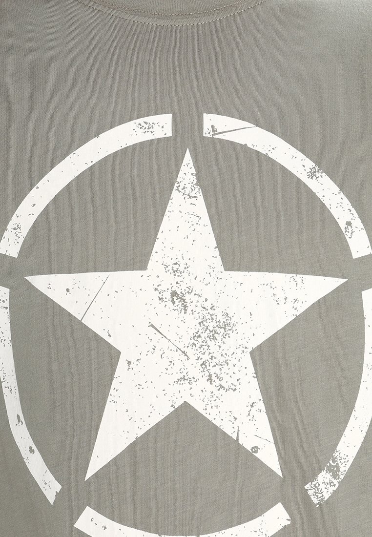 Alpha Industries T-shirt met print - olijfgroen
