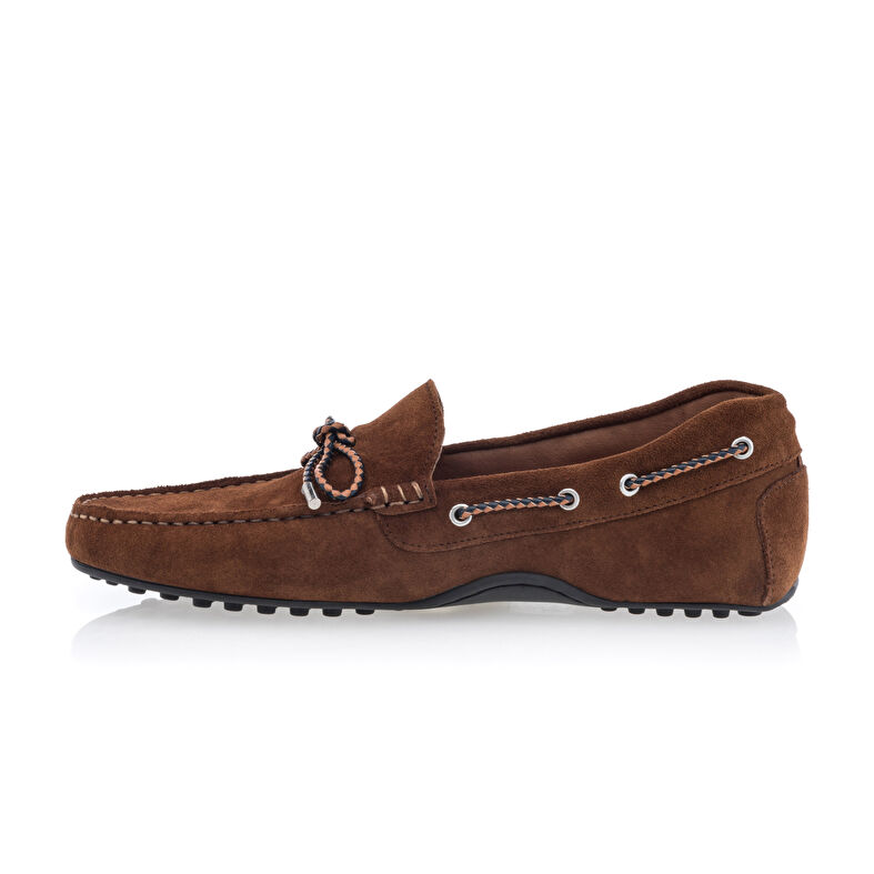 Brune loafers/båtsko til herre